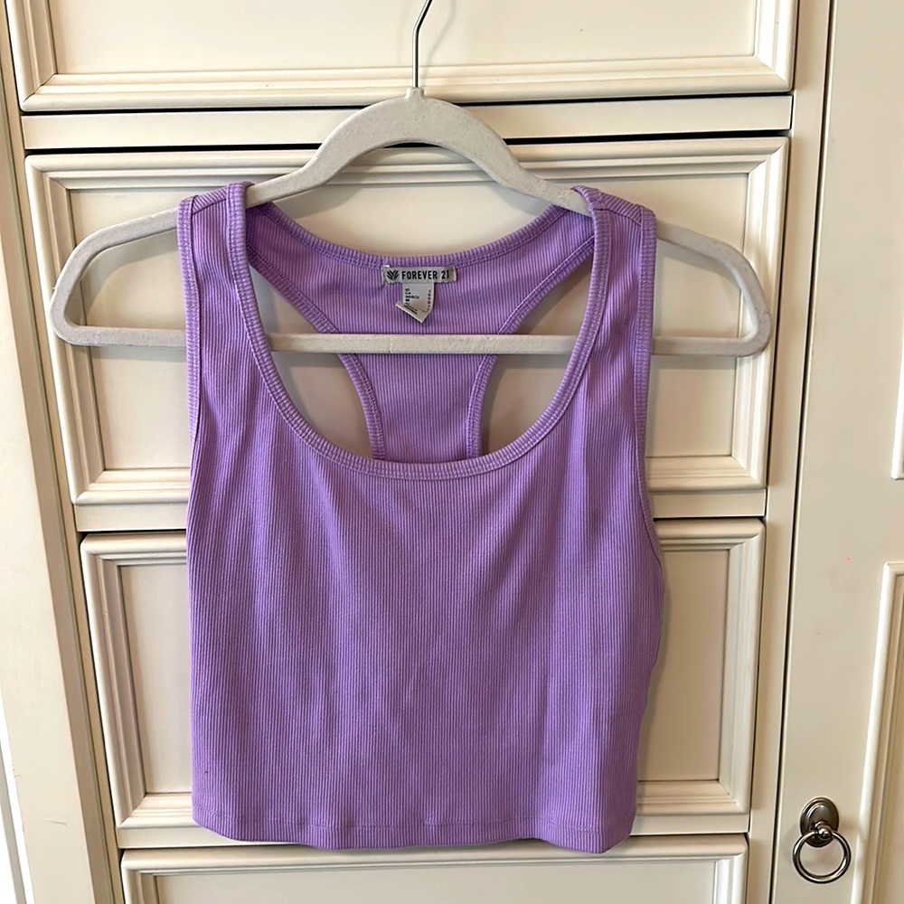 Lilac racer back tank